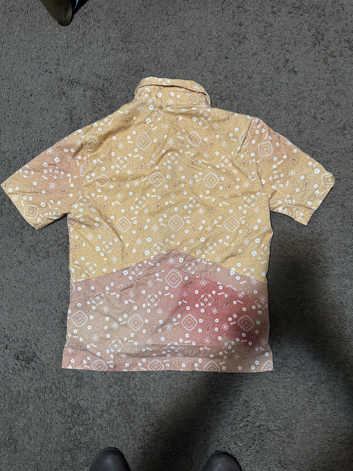 Rhude RHUDE BANDANA PAISLEY PRINT SHIRT Size US S / EU 44-46 / 1 - 4 Thumbnail