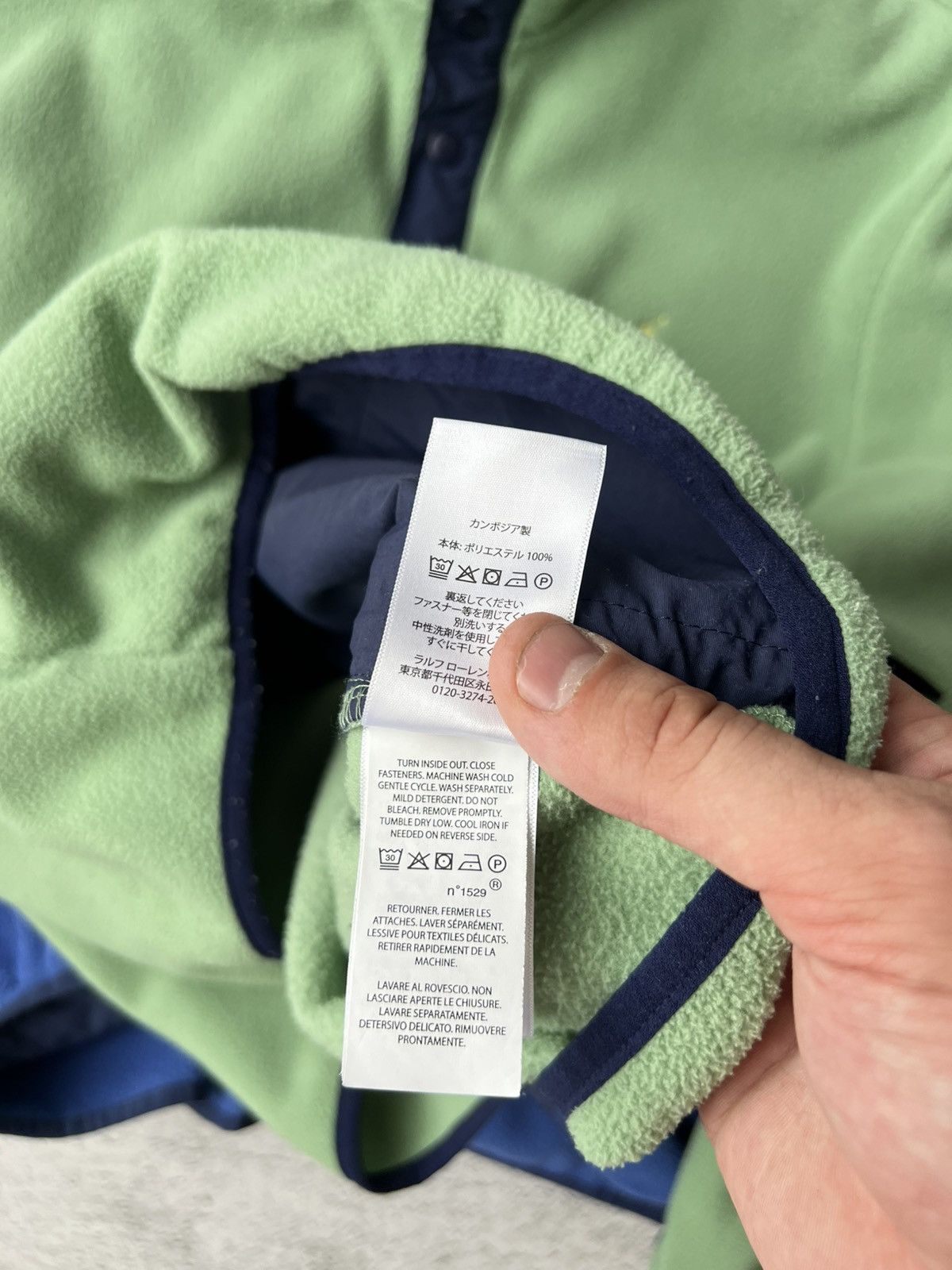 Polo Ralph Lauren 🟢 Vintage Ralph Lauren fleece pullover in green Rare Size M Size US M / EU 48-50 / 2 - 14 Thumbnail