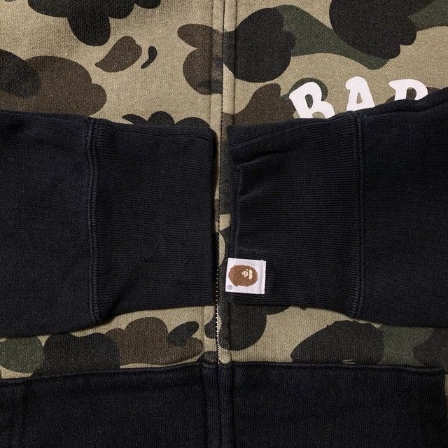 Bape BAPE CAMO Crazy full zip hoodie black a bathing ape Size US M / EU 48-50 / 2 - 7 Thumbnail