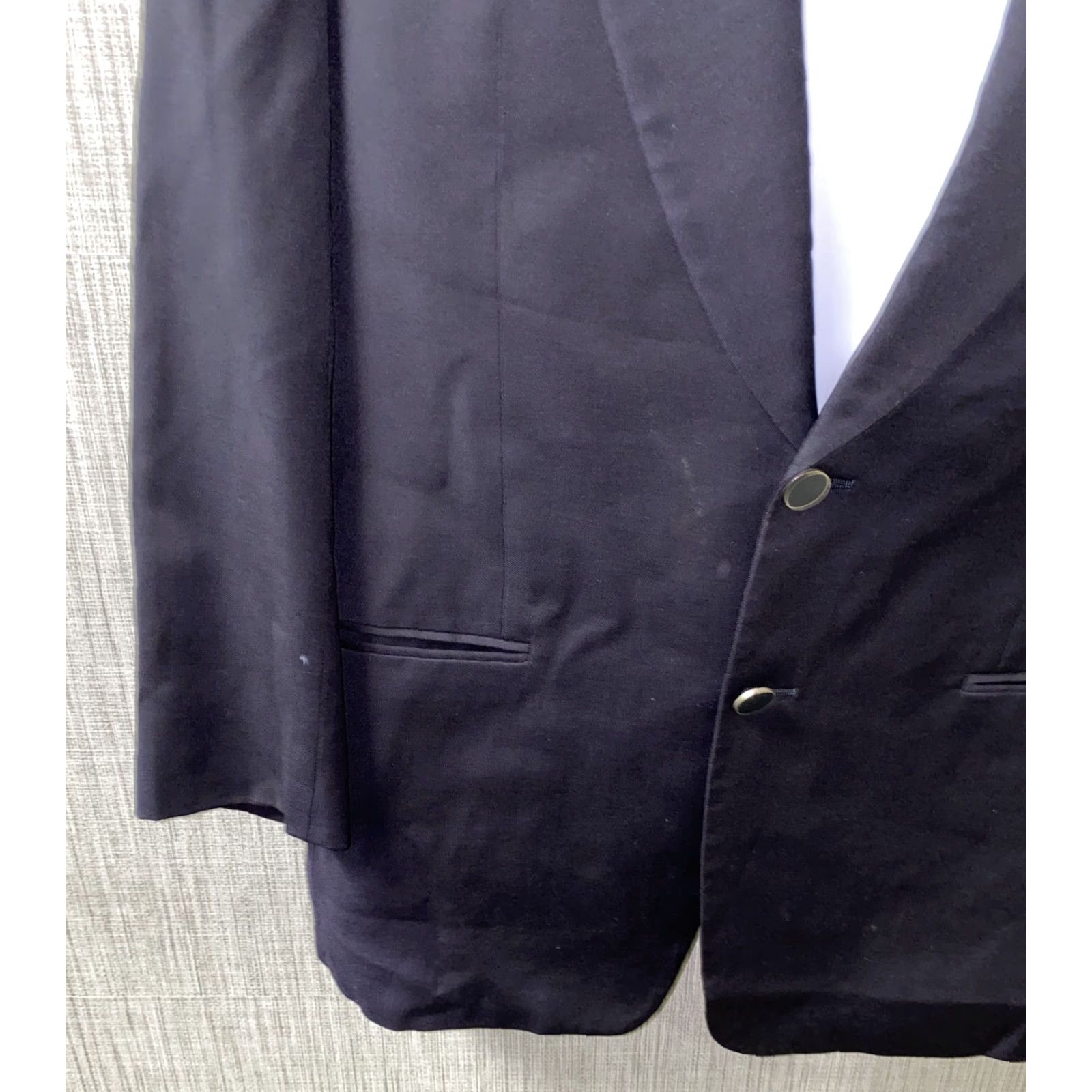 Vintage Mani Sport Coat Navy Blue Wool 2 Button Italian Made Size 39R Men Regular Size US XXS / EU 40 - 3 Thumbnail