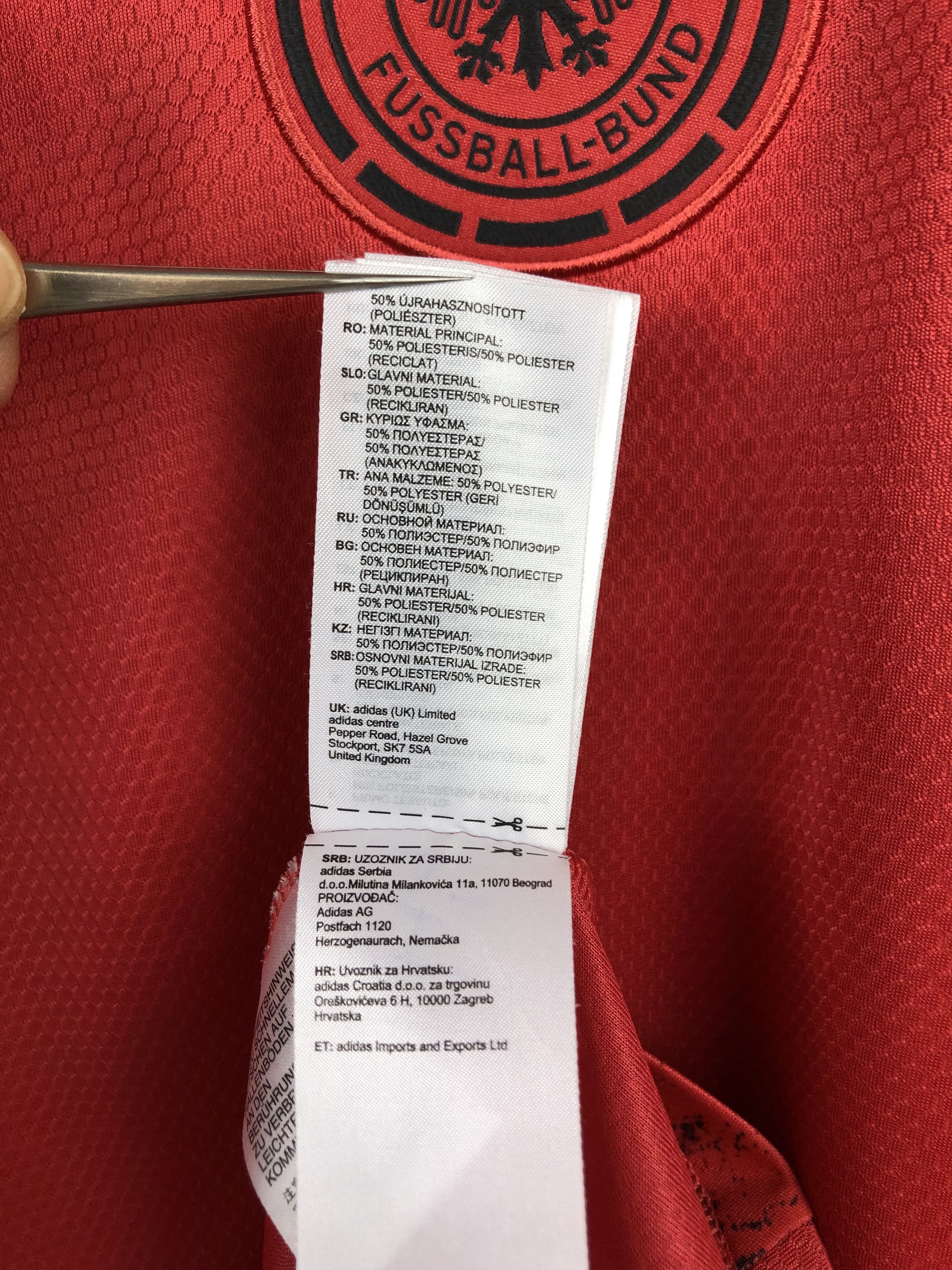 Adidas Bayern Munich Goalkeeper football shirt 2020 Soccer Jersey Size US M / EU 48-50 / 2 - 11 Thumbnail