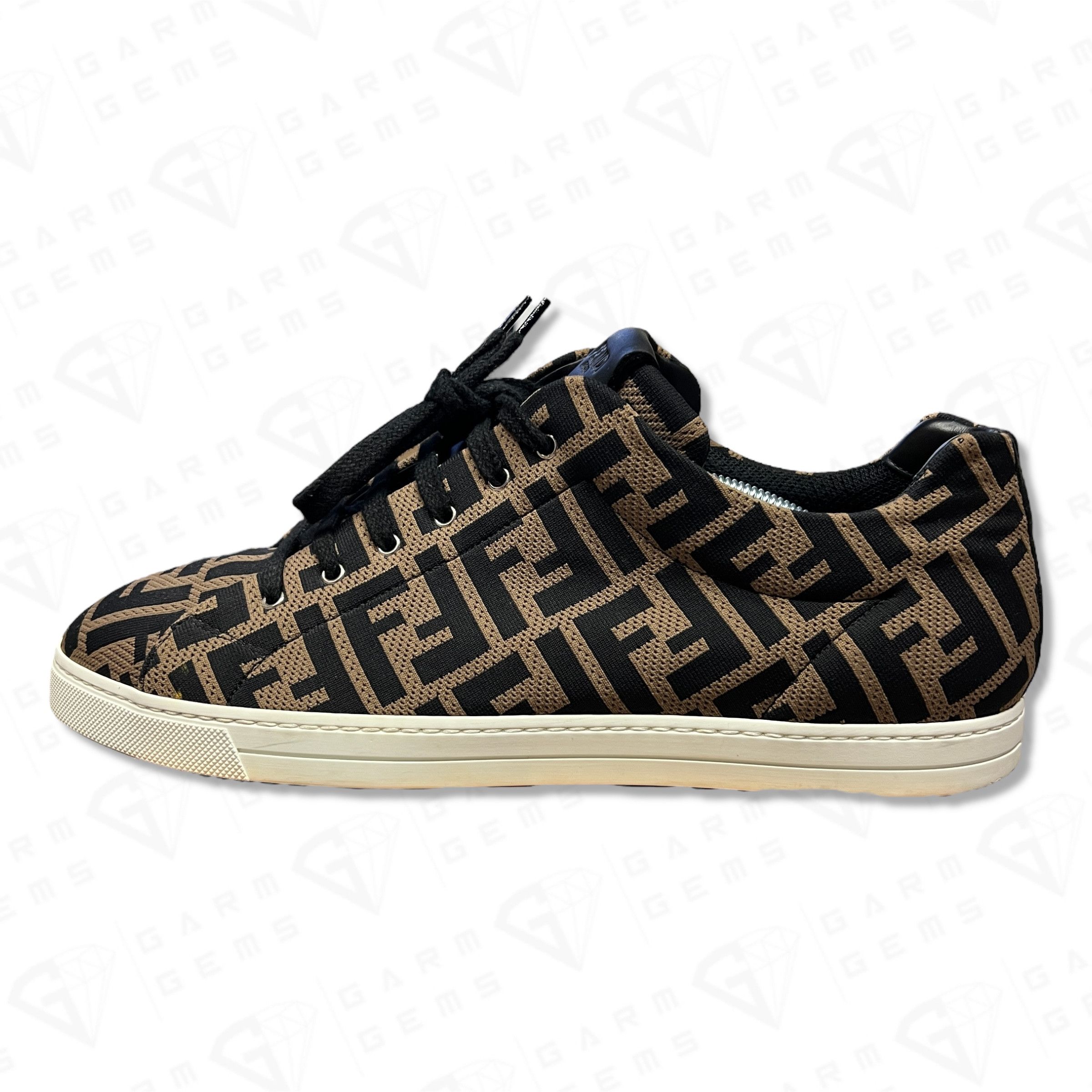 Fendi Fendi FF Motif Mesh Low Top Trainers Size US 10 / EU 43 - 5 Thumbnail