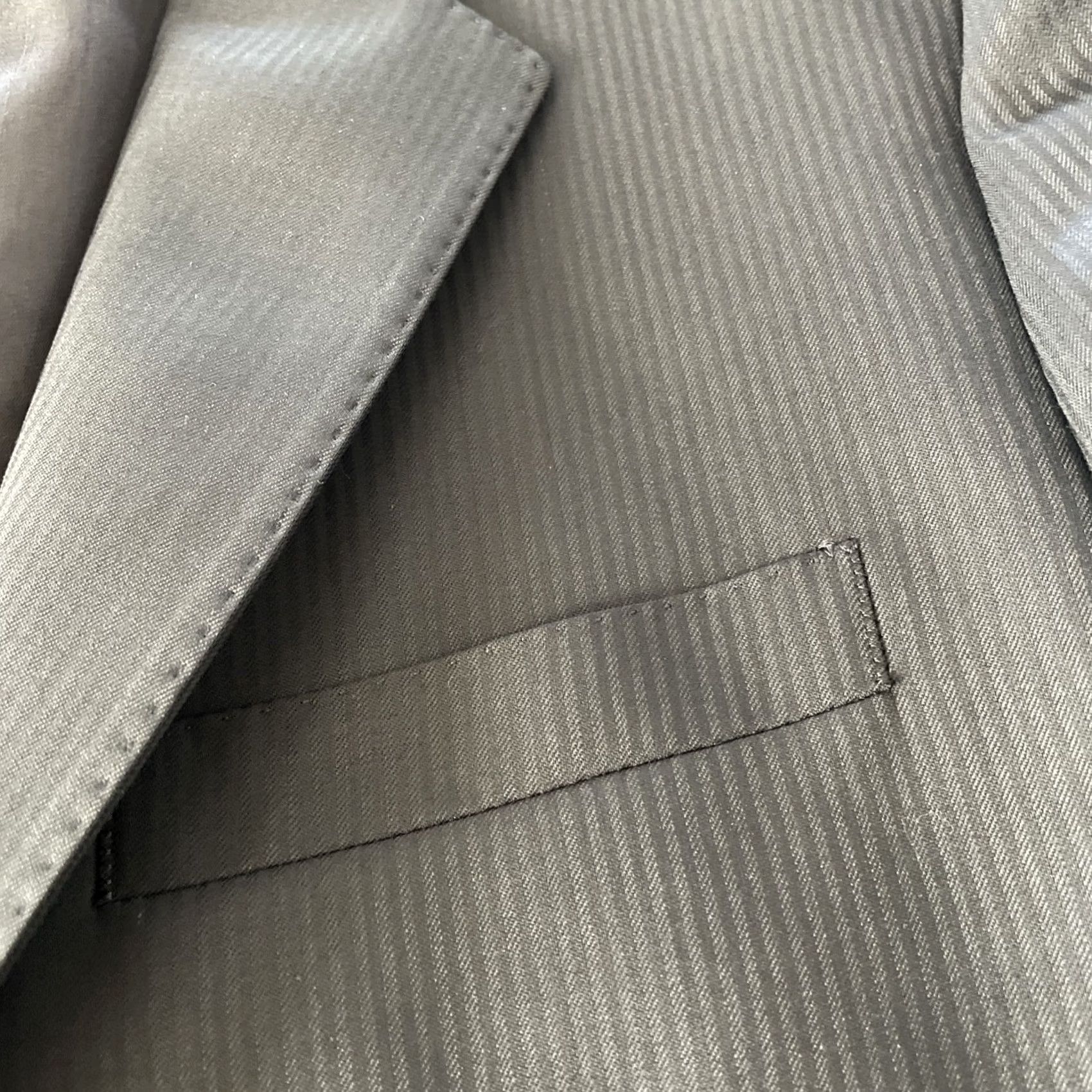 Theory Theory Blazer Men 38S Slim Wool Black Striped Notch Lapel Single-Breasted 2-Button Front Sport Coat Jacket Size 38R - 6 Thumbnail