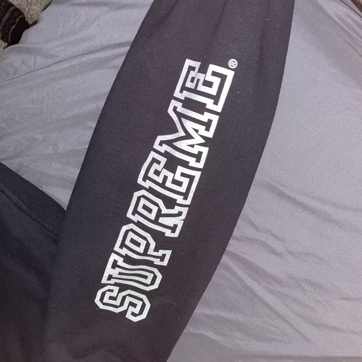 Supreme Supreme Collegiate Sleeve Hooded Sweatshirt Size US S / EU 44-46 / 1 - 3 Thumbnail