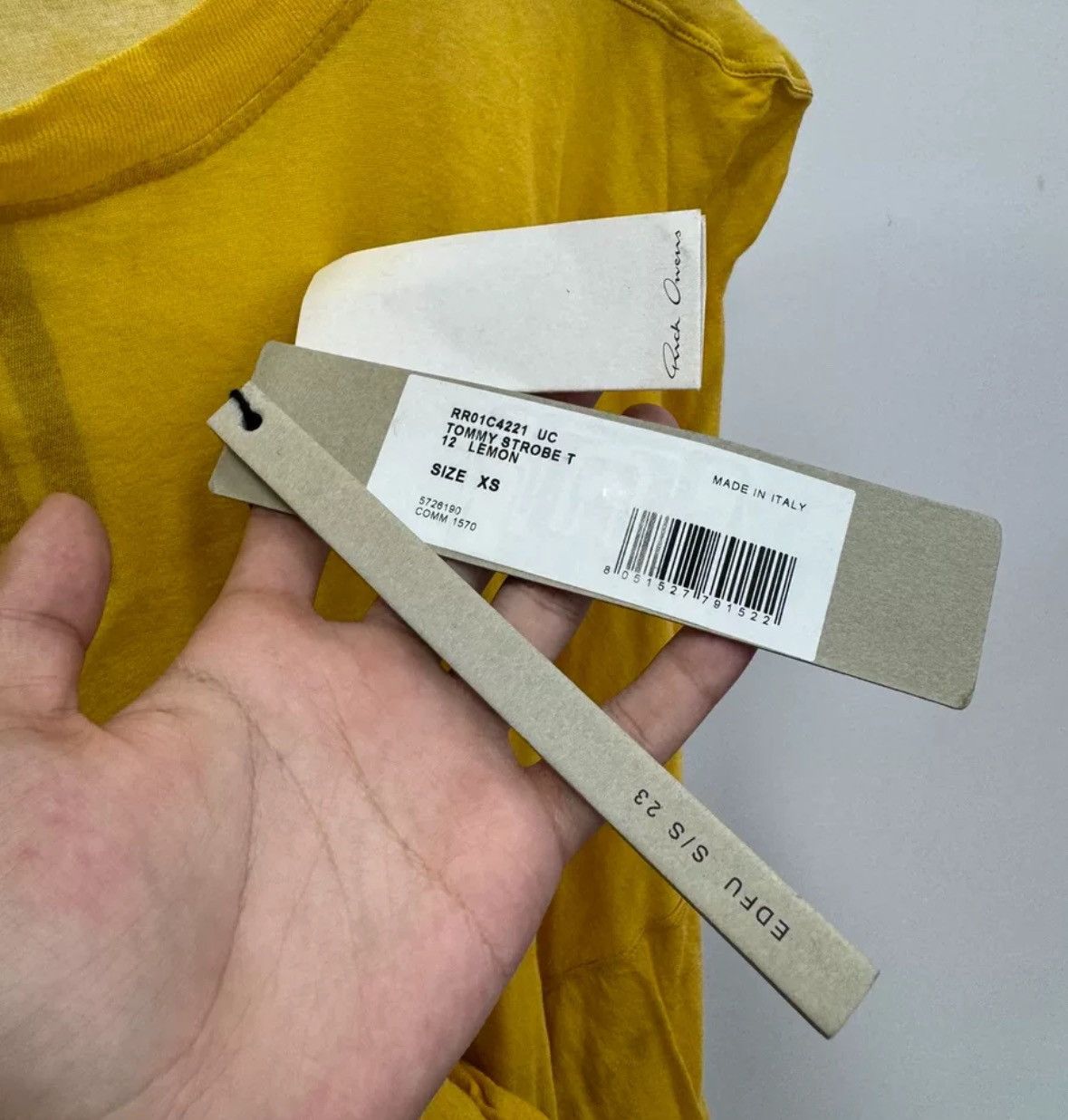 Rick Owens23ss mainline yellow devil shirt2412-Nextarrow