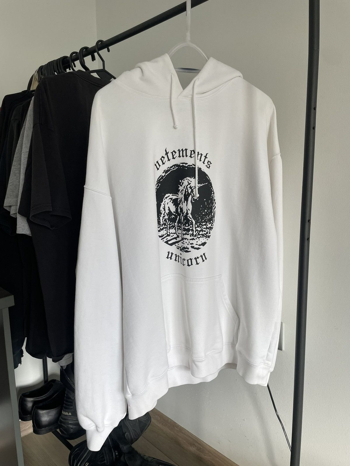 Vetements double unicorn vetements hoodie Size US M / EU 48-50 / 2 - 1 Thumbnail