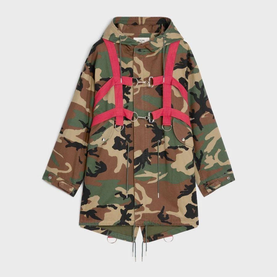 o1w1db10324 Harness Parka in Khaki
