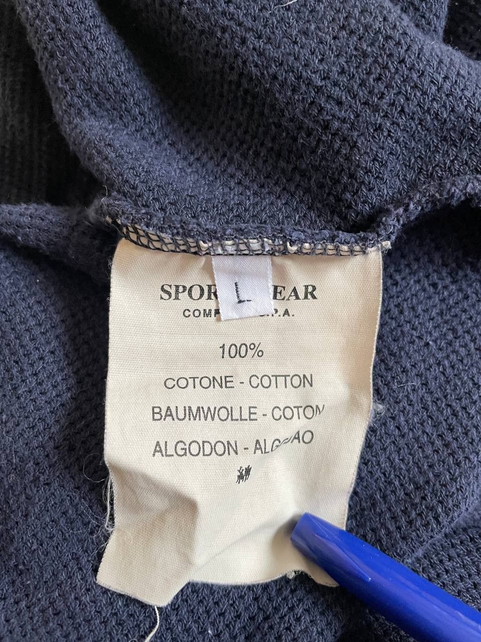 Stone Island Stone Island Sweatshirt Crewneck Navy Vintage 1990s Size US L / EU 52-54 / 3 - 9 Thumbnail