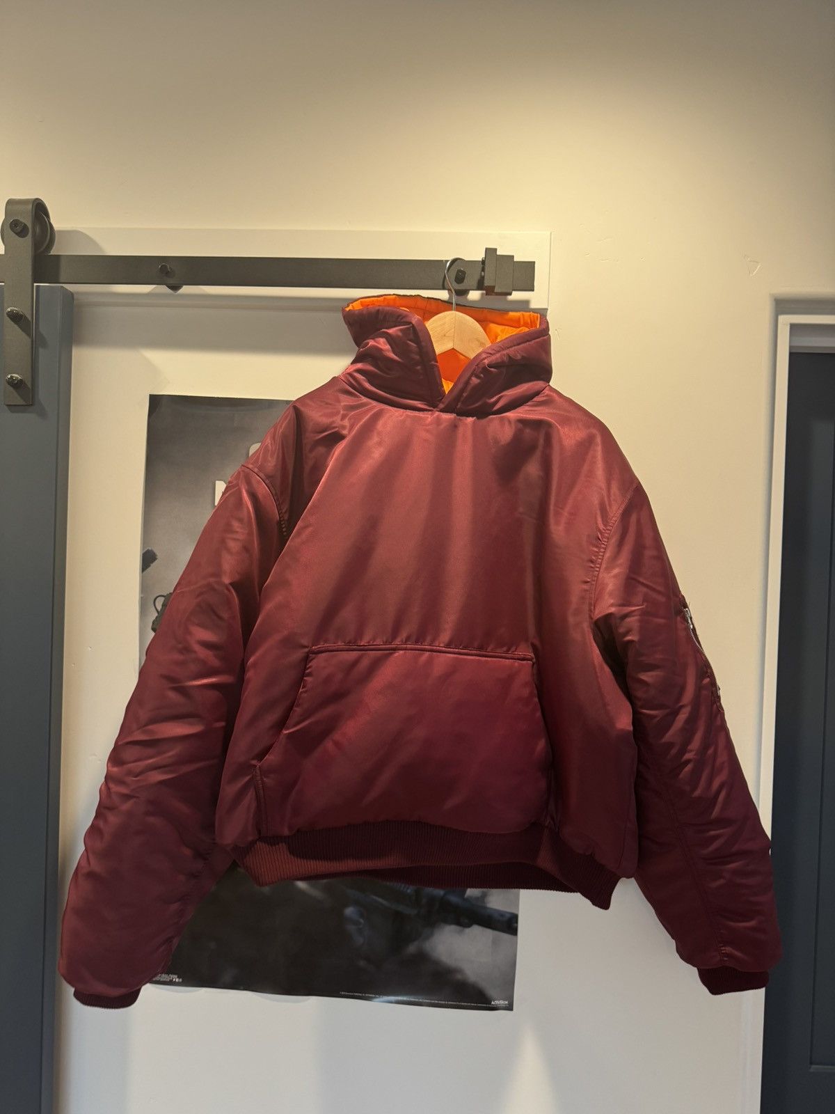 Other Zicmade Burgundy Bomber Hoodie Size US L / EU 52-54 / 3 - 1 Thumbnail