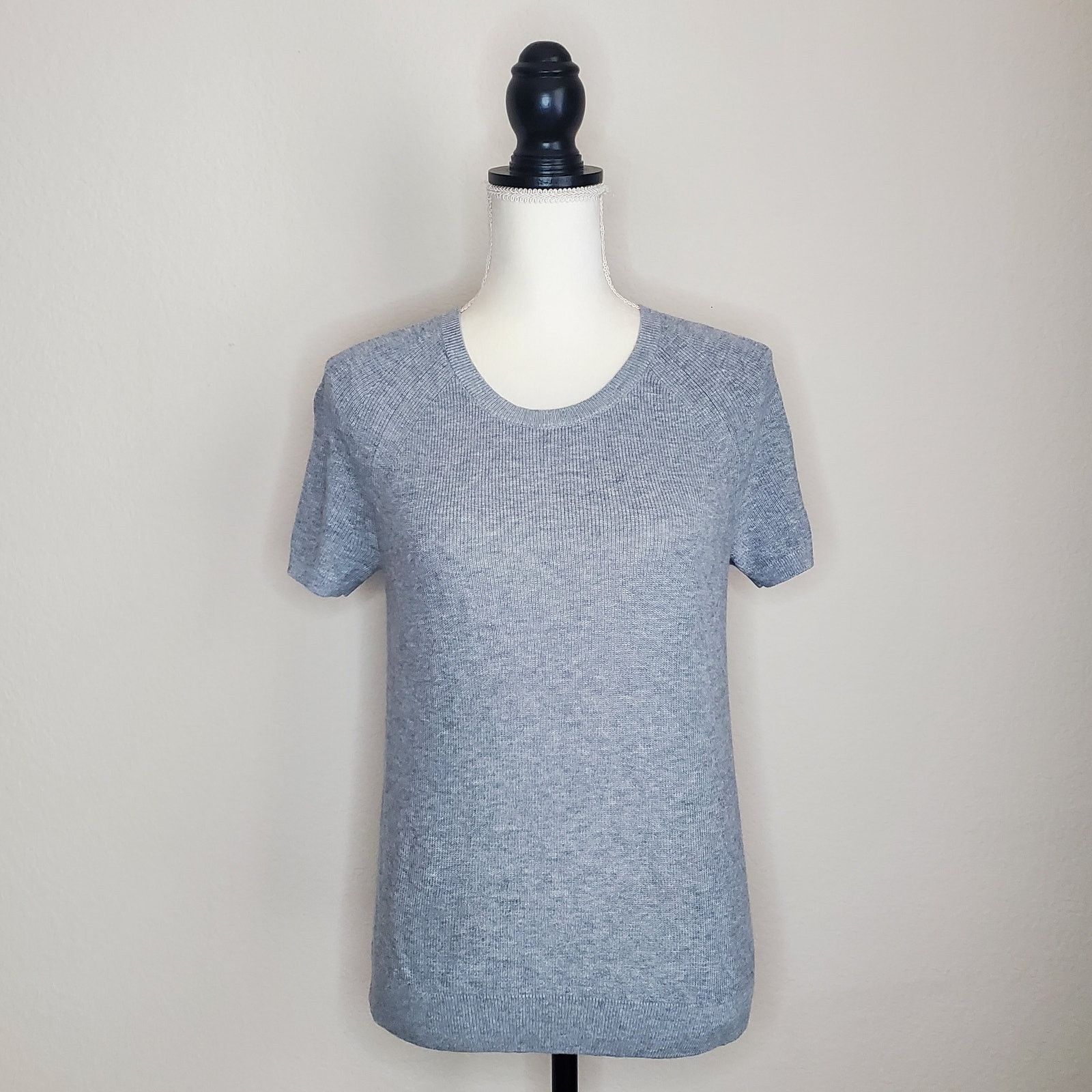 Everlane Everlane Gray Knit Top XS Size XS / US 0-2 / IT 36-38 - 1 Thumbnail