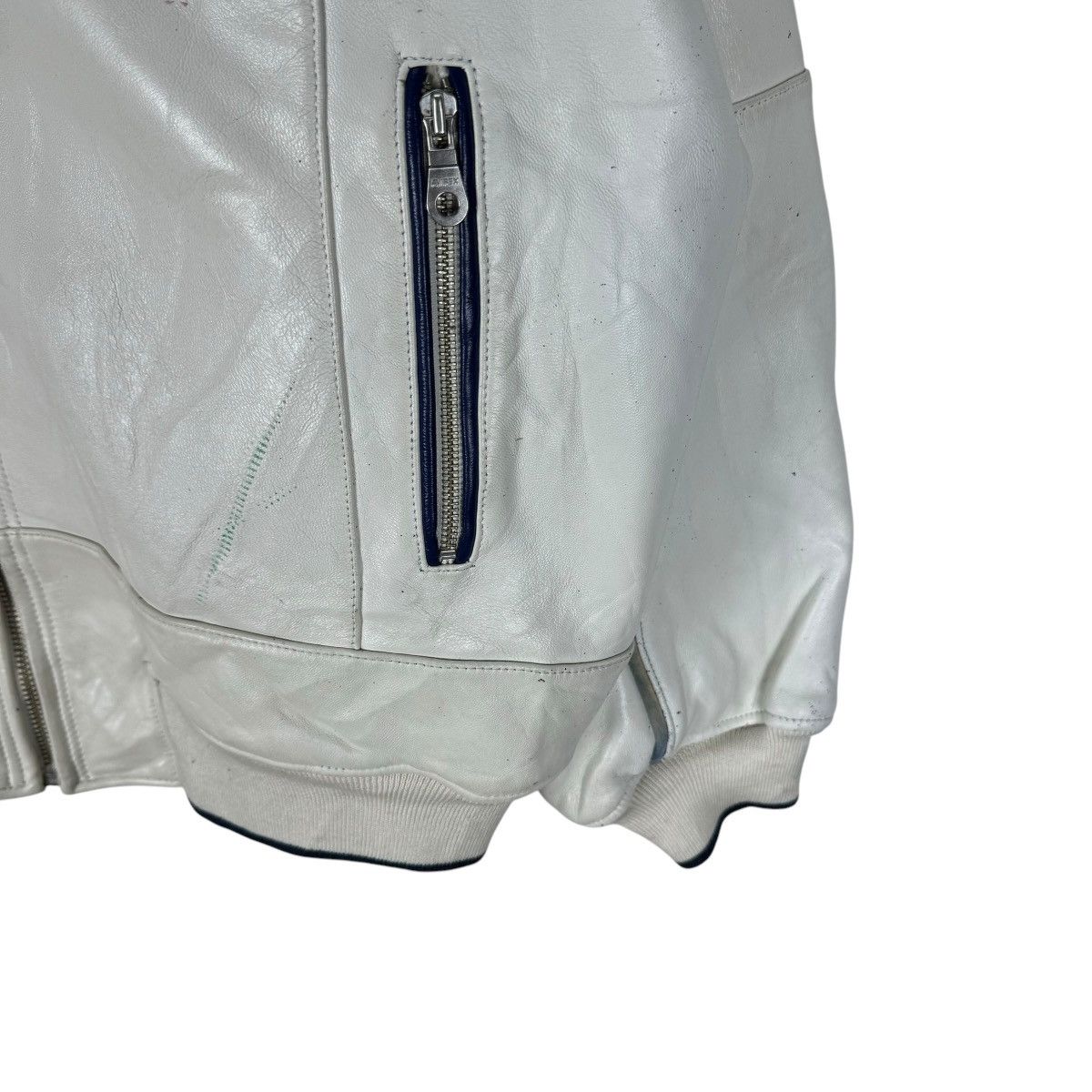 Avirex 🌟AVIREX ROAD DOGZ VARSITY LEATHER JACKET Size US XXL / EU 58 / 5 - 6 Thumbnail