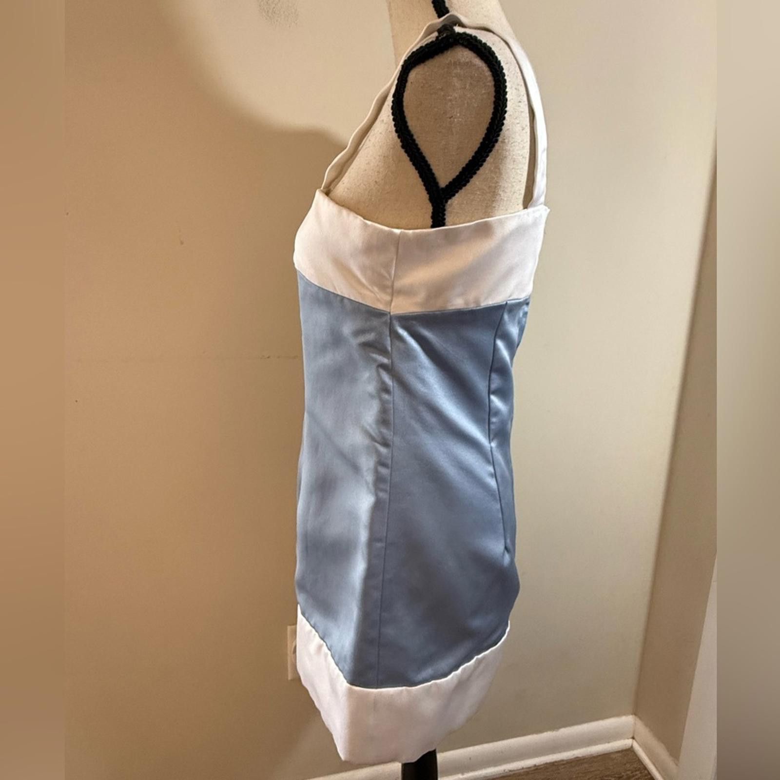 Other Handmade formal tunic top sky blue with white trim SZ SM Size S / US 4 / IT 40 - 3 Thumbnail