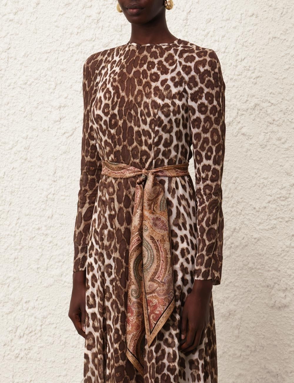 Zimmermann oc11z0925 Illustration Sheath Dress in Leopard Size XS / US 0-2 / IT 36-38 - 5 Thumbnail