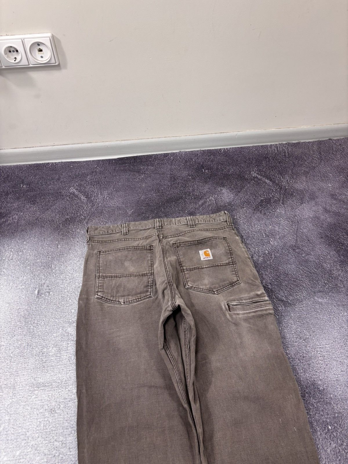 Carhartt Vintage Carhartt Relaxed Fit Khaki Brown Work Pants Trousers Size US 33 - 4 Thumbnail