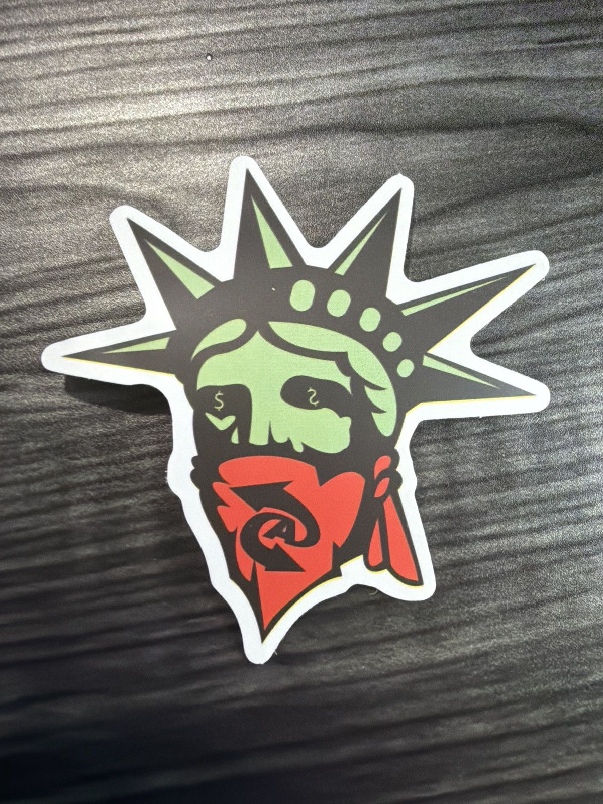 Hypebeast Statue Of Liberty Wearing Bandana Sticker Size ONE SIZE - 1 Thumbnail