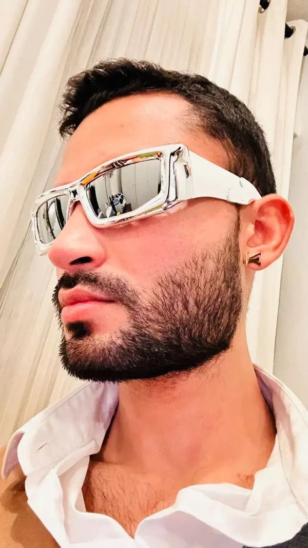 Japanese Brand Aizawa x Asuka Metallic Vintage Trendy Sunglasses Unisex Size ONE SIZE - 6 Thumbnail