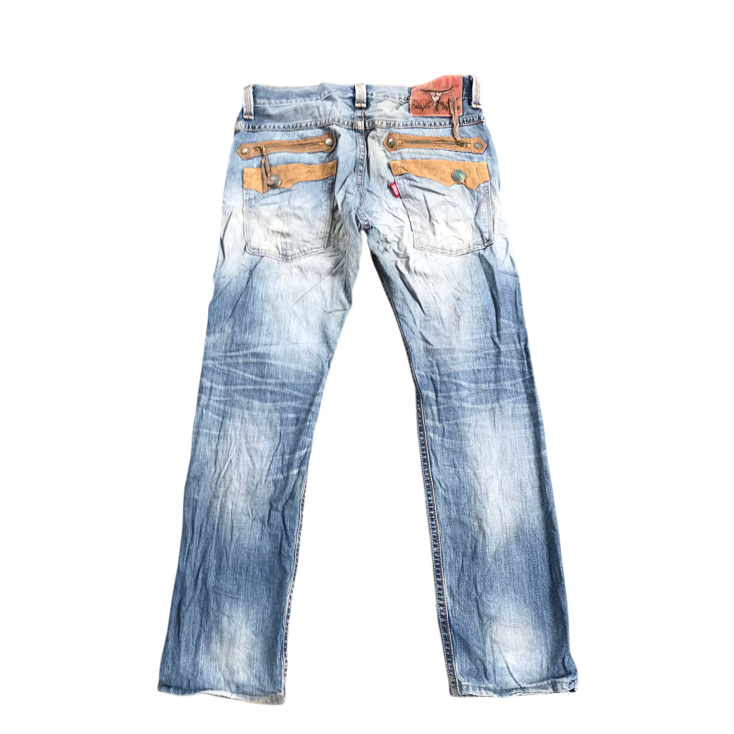Edwin Vintage Edwin Exclusive Distressed Denim-size 36 Size US 36 / EU 52 - 1 Thumbnail