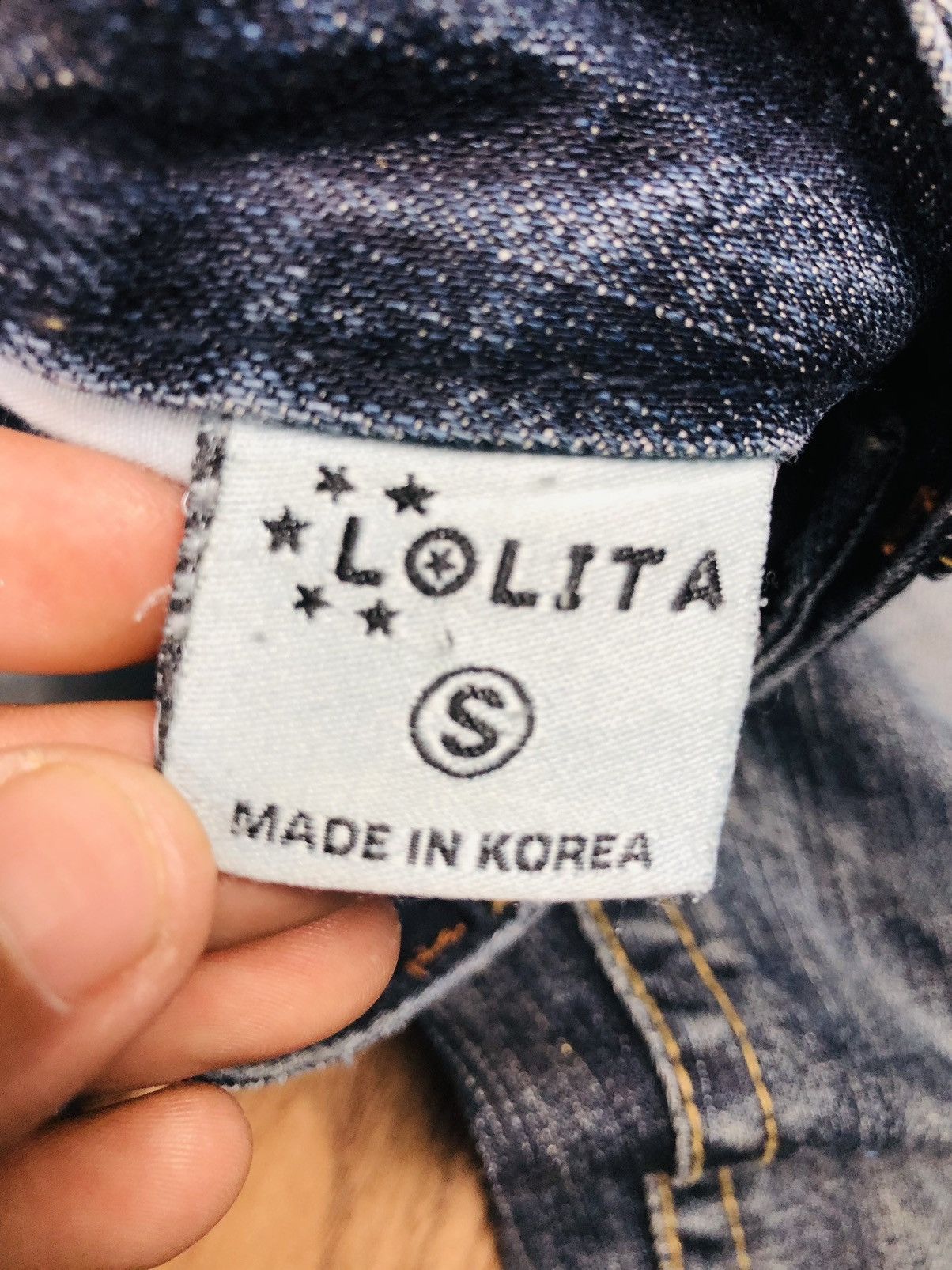 If Six Was Nine Lolita Jeans Y2K Distressed Bootcut/Flare Denim (Rare) (40) Size 32" / US 10 / IT 46 - 12 Thumbnail