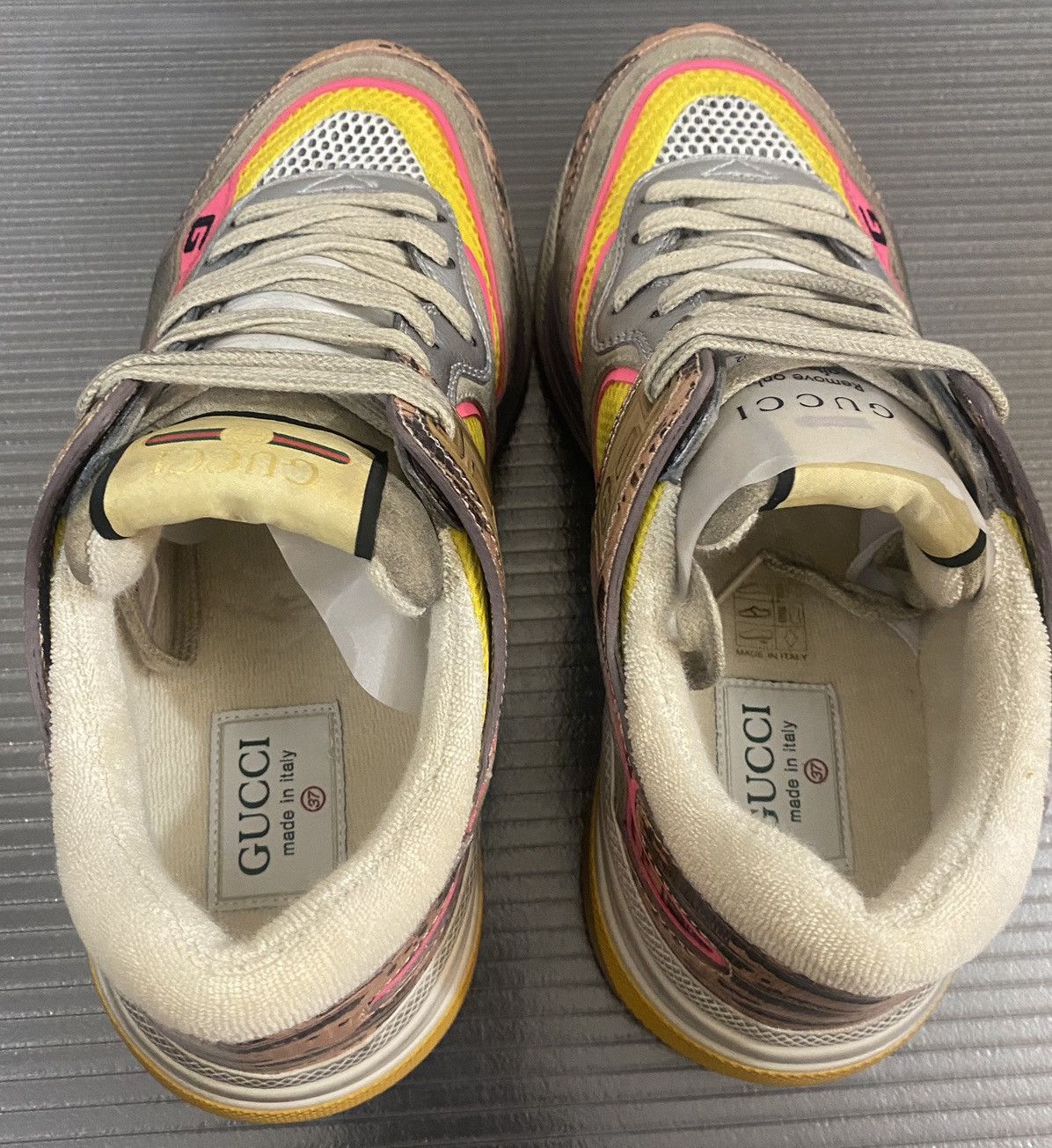 Gucci Gucci 🇮🇹 Tejus Lux Calf Ultrapace sneakers 7 NEW Size US 7 / IT 37 - 9 Thumbnail
