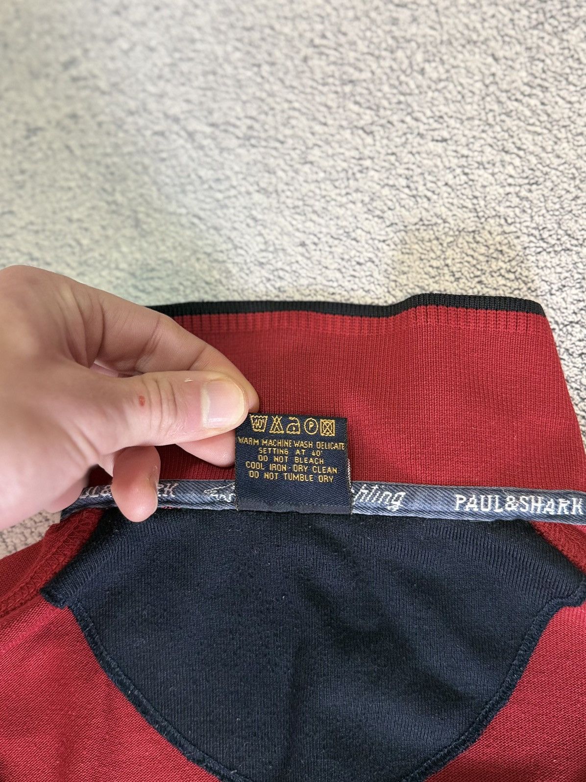 Paul & Shark Paul Shark Rugby Polo Shirt Red Striped Italy Long Sleeve M Size US M / EU 48-50 / 2 - 11 Thumbnail