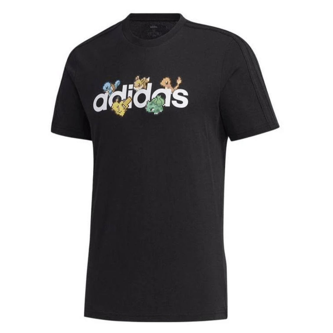 Adidas × Pokemon Pokémon x Adidas Pixeled Shirt Tee T-Shirt Black Medium DS Size US M / EU 48-50 / 2 - 1 Thumbnail