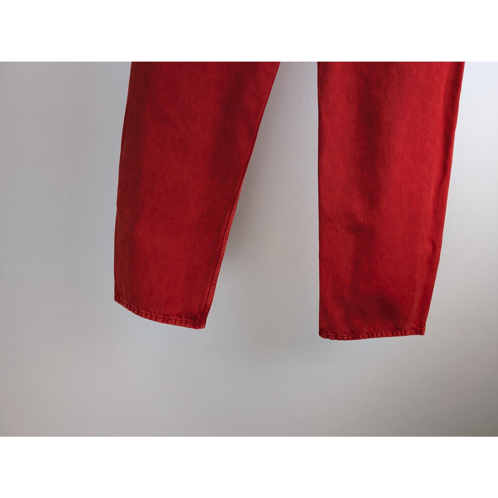 Bottega Veneta o1rshd1 Faded Colour Wash Denim Jean in Deep Red Size US 32 / EU 48 - 12 Thumbnail