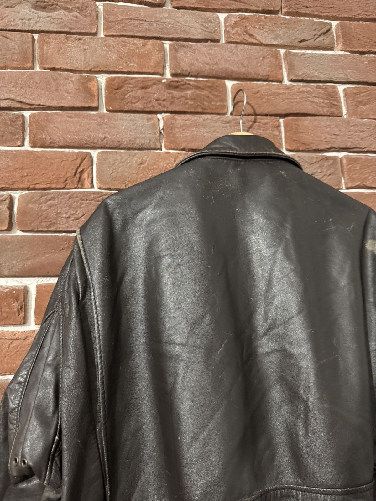 Leather Vintage High Quality Casual Leather Jacket Rare Rock Roll Size US XL / EU 56 / 4 - 19 Thumbnail