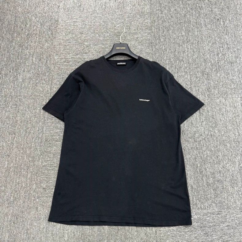 Balenciaga Letter Print Short Sleeve T-Shirt-yf