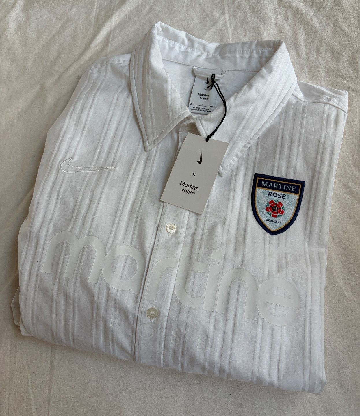 Martine Rose × Nike NIKE X MARTINE ROSE DRESS SHIRT Nikelab Acne Prada Size US XL / EU 56 / 4 - 2 Thumbnail