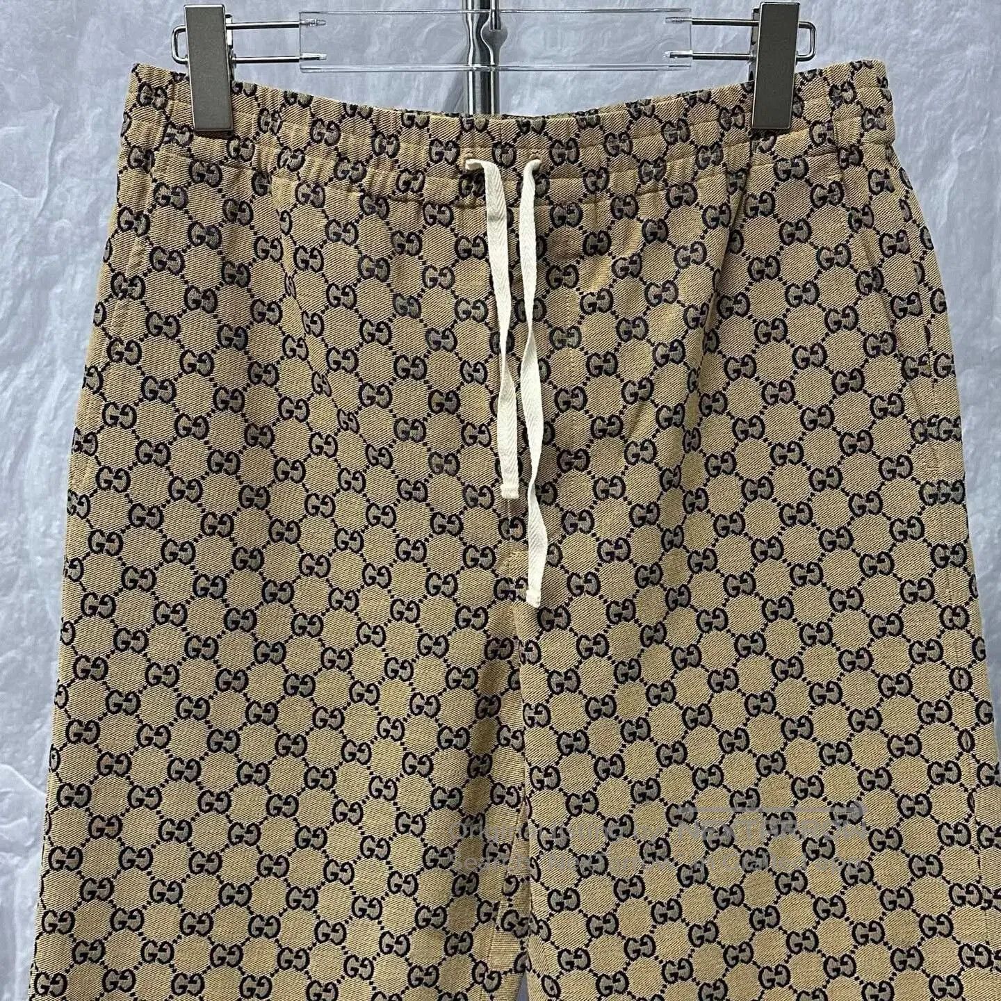 Gucci gucci double g patterned drawstring denim pants. Size US 40 / EU 56 - 2 Thumbnail