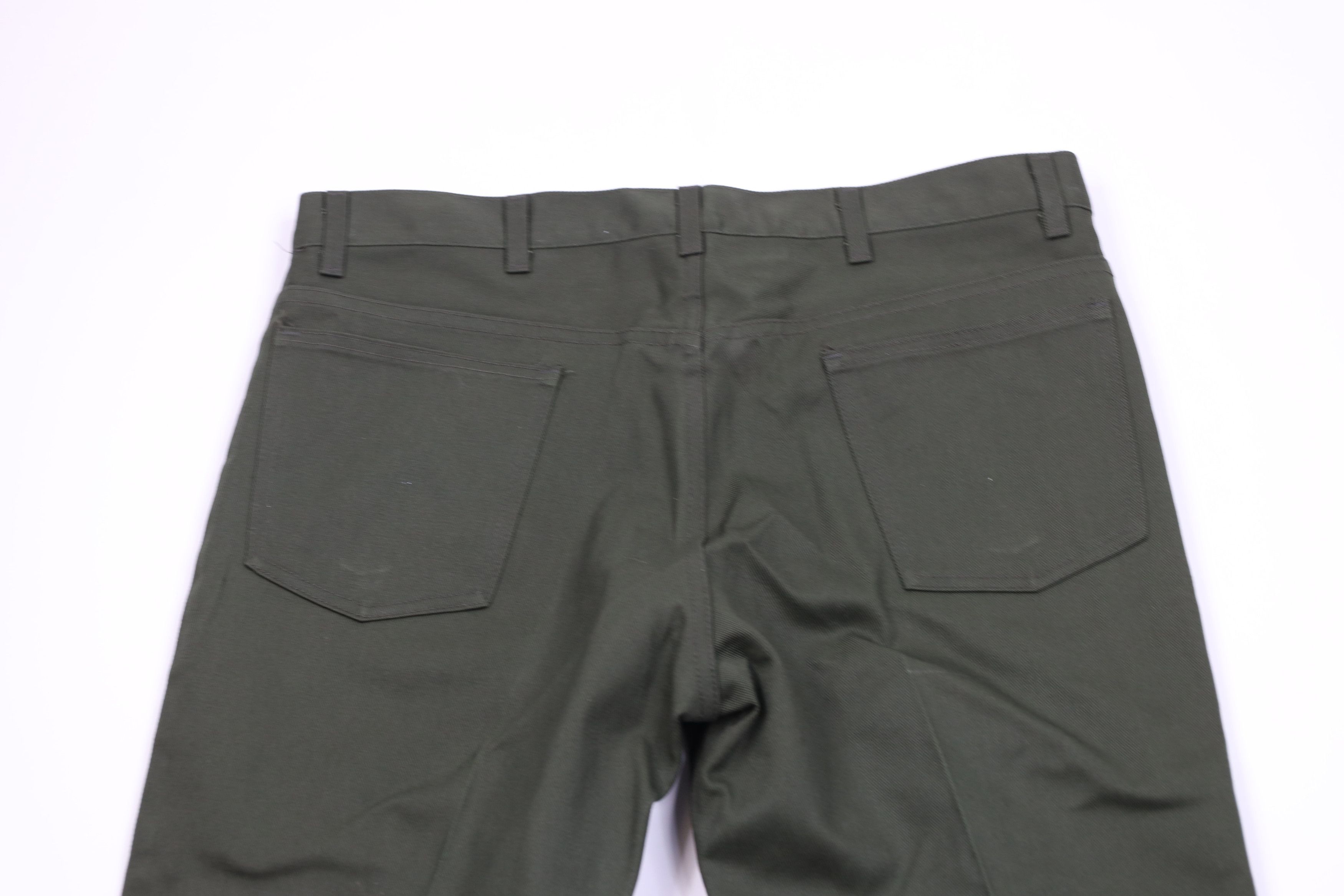 Vintage Vintage 70s Streetwear Bell Bottoms Denim Jeans Green USA Size US 38 / EU 54 - 8 Thumbnail