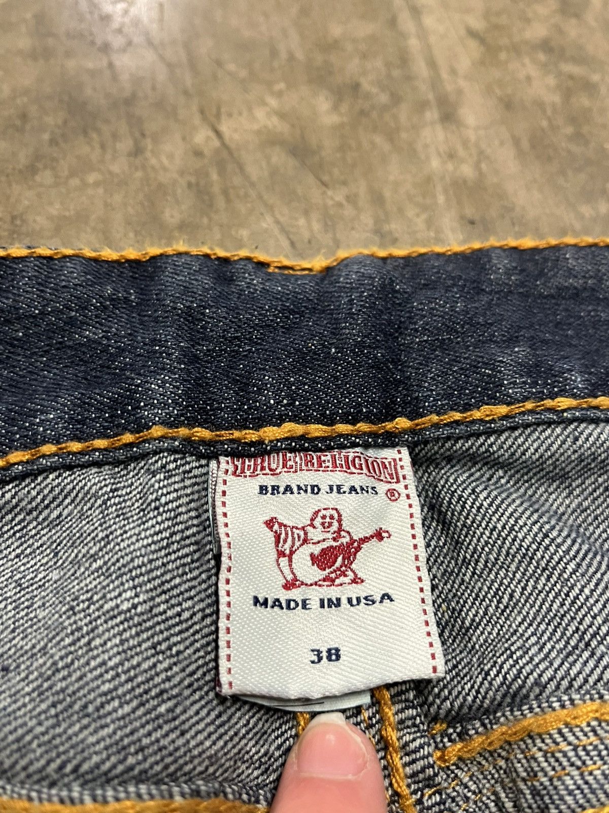 True Religion × Vintage True religion baggy fit denim wide leg skater streetwear Size US 38 / EU 54 - 12 Thumbnail