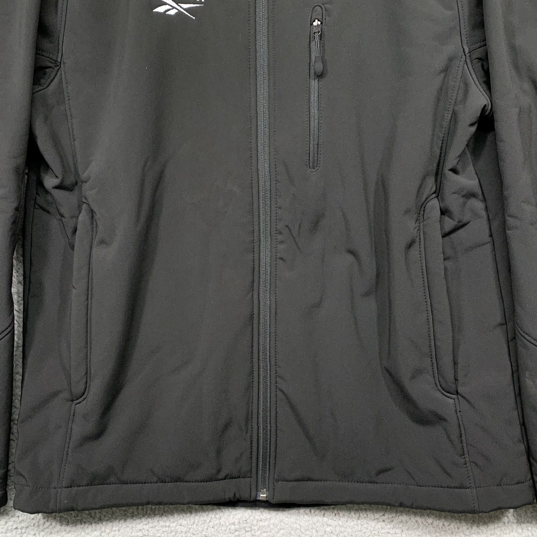 Reebok Reebok Jacket Men's Fleece Lined Black Size Large All Purpose Sports Jacket/Coat Size US L / EU 52-54 / 3 - 5 Thumbnail