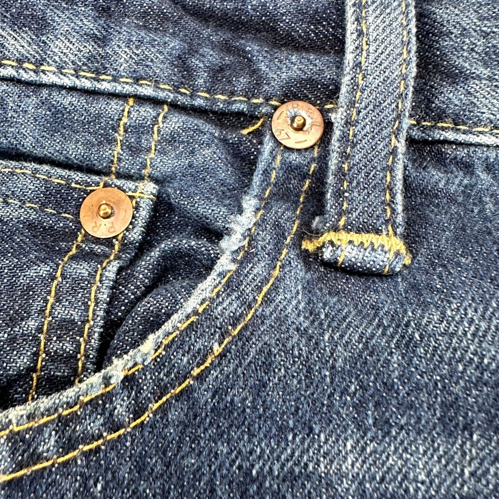 Polo Ralph Lauren Polo Ralph Lauren Jeans Slim Fit 32x32 Blue Denim Straight Leg 5-Pocket Dark Wash Cotton Mens Regular Size Click to Buy Size US XS / EU 42 / 0 - 3 Thumbnail