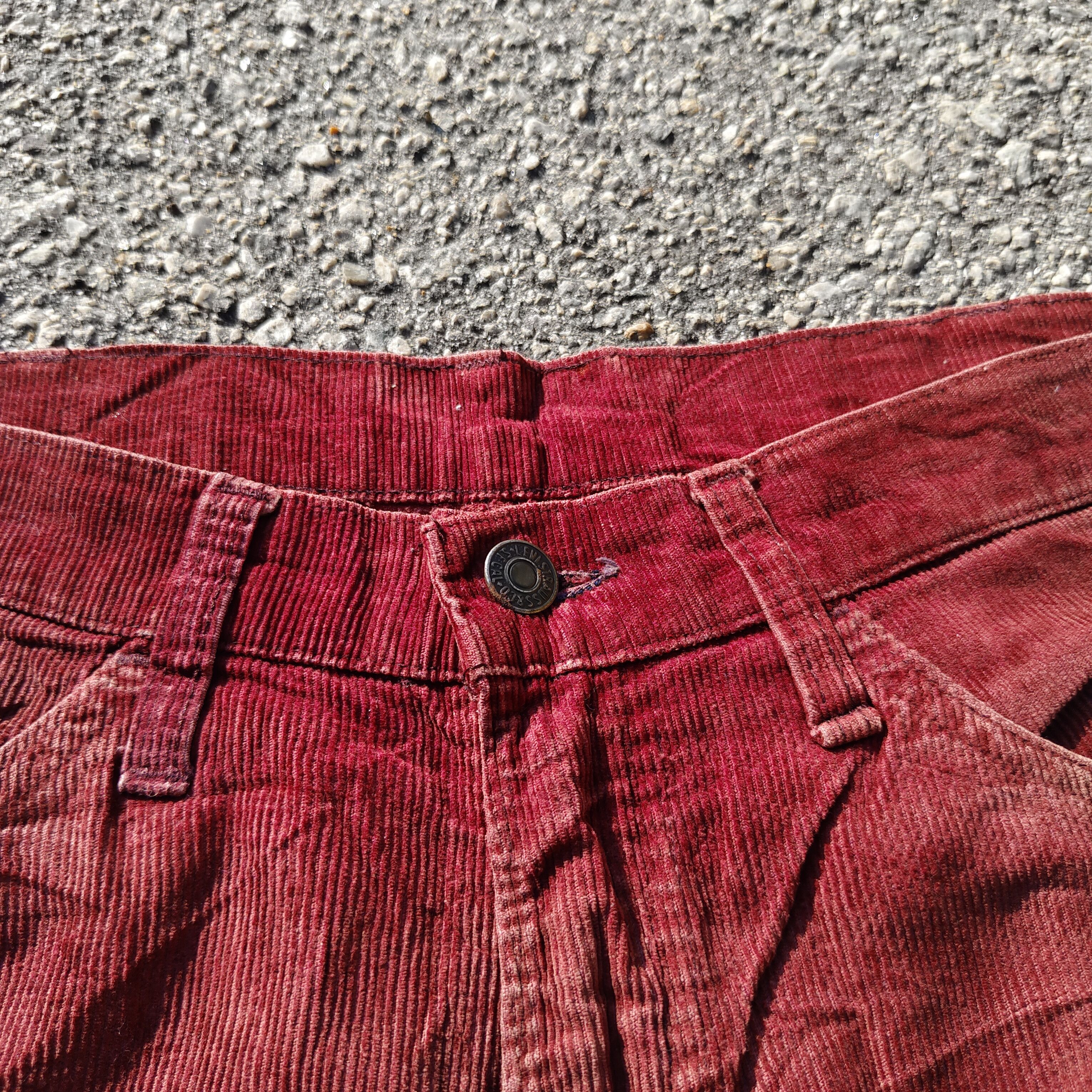 Levi's Rare Vintage 70s Levi's Big E Corduroy Flare Boot Cut Pant Size US 32 / EU 48 - 7 Thumbnail