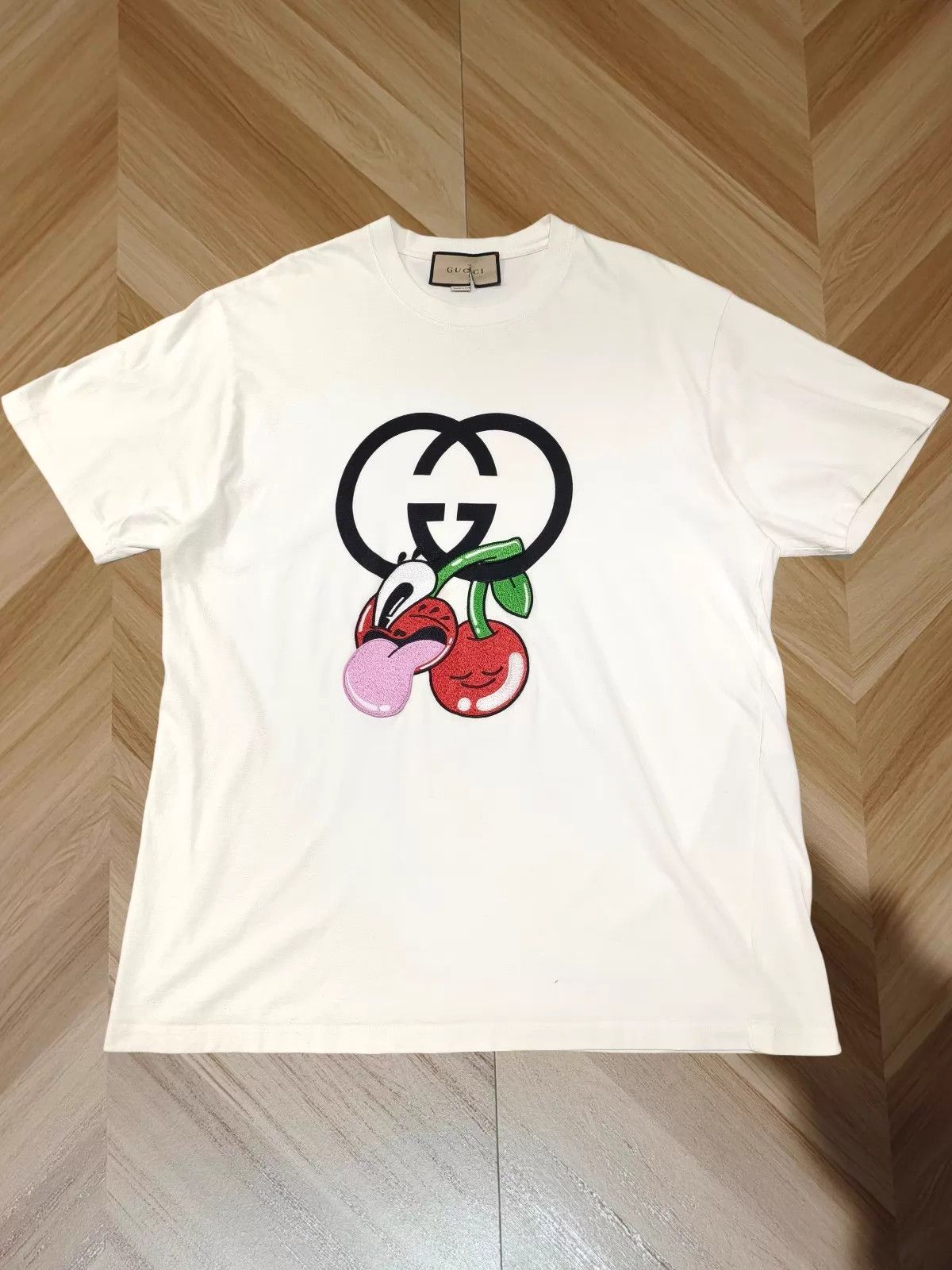 Gucci Gucci Cherry Print T-Shirt XL 99 New Size XL / US 12-14 / IT 48-50 - 1 Thumbnail