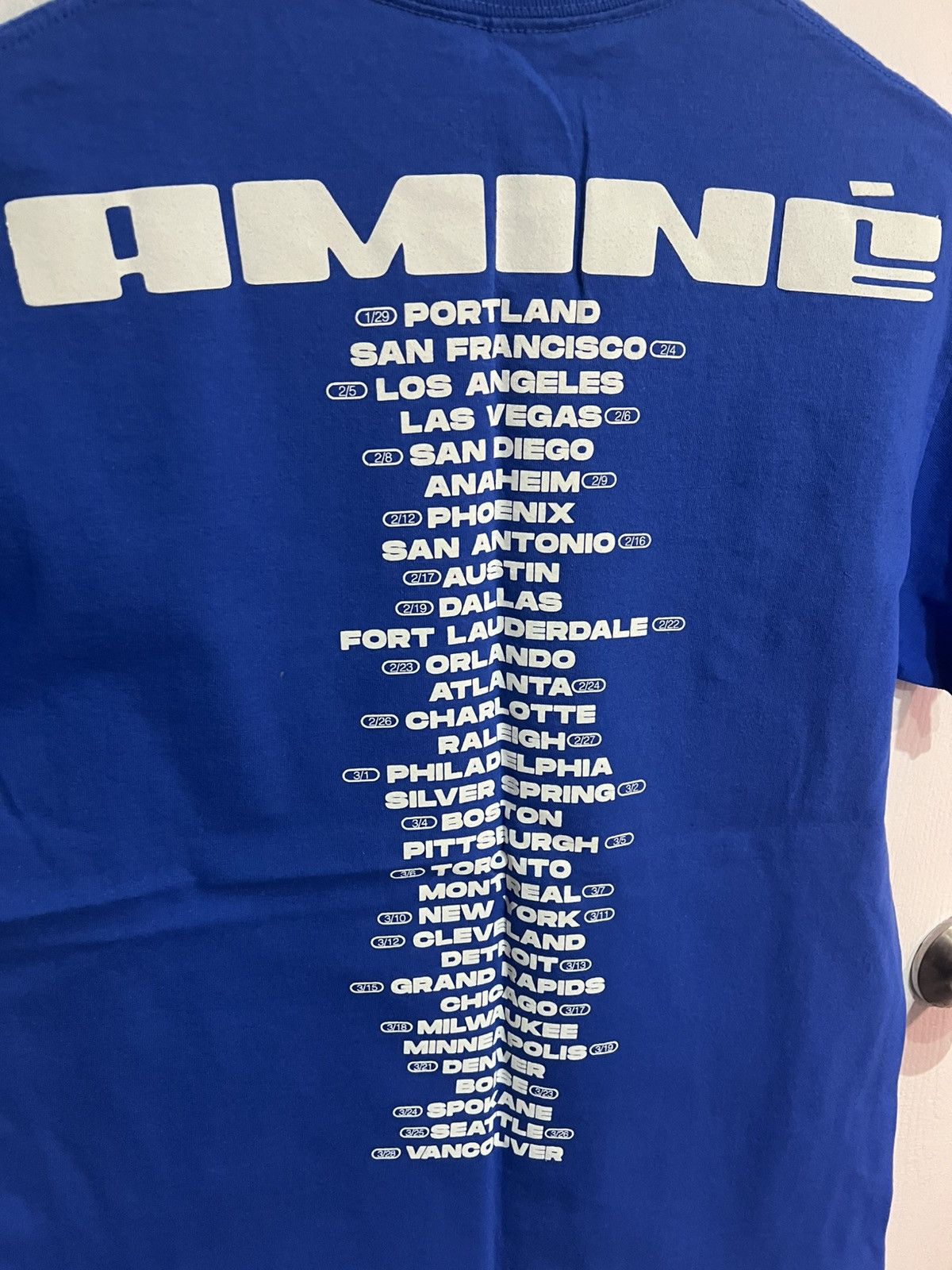 Band Tees Amine Best Tour Ever Tee Size US M / EU 48-50 / 2 - 3 Thumbnail