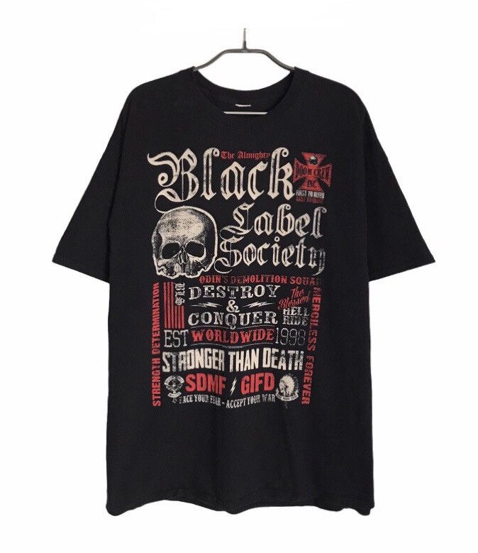 Band Tees Jerzees Black Label Society The Blessed Hellride Tee Size US XL / EU 56 / 4 - 1 Thumbnail