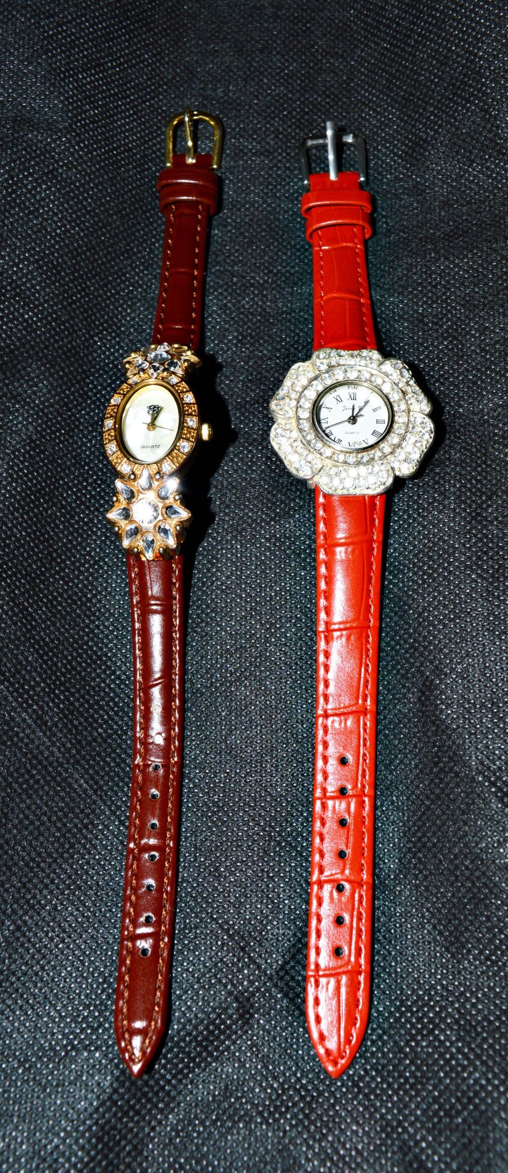Handmade VINTAGE WATCHES RHINESTONES SERVICED NEW BANDS BATTERIES Size ONE SIZE - 3 Thumbnail