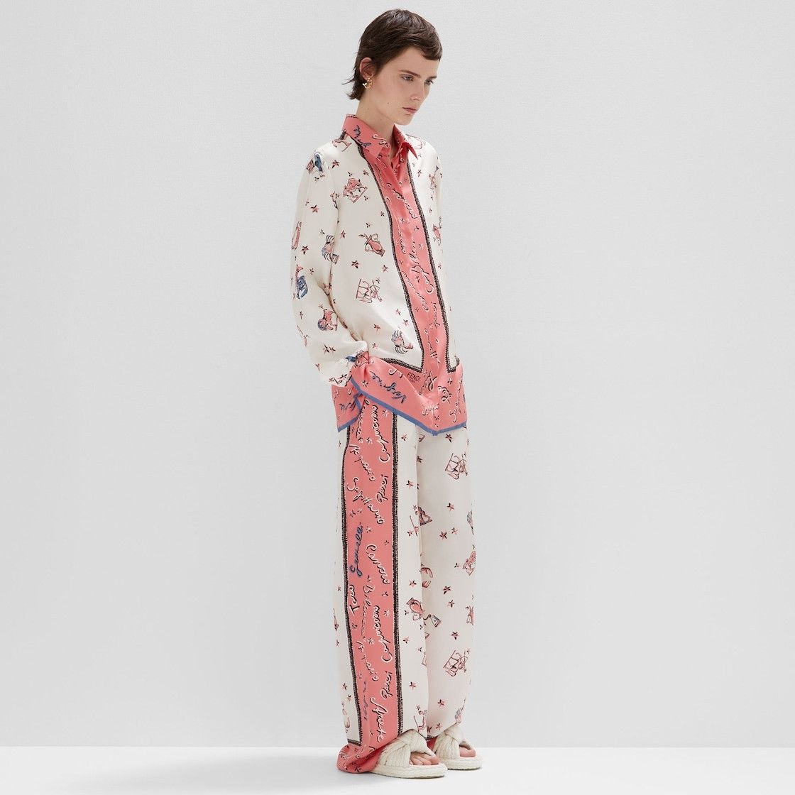 Fendi o1loc1c0824 Shirt in Multicolor Size XL / US 12-14 / IT 48-50 - 4 Thumbnail
