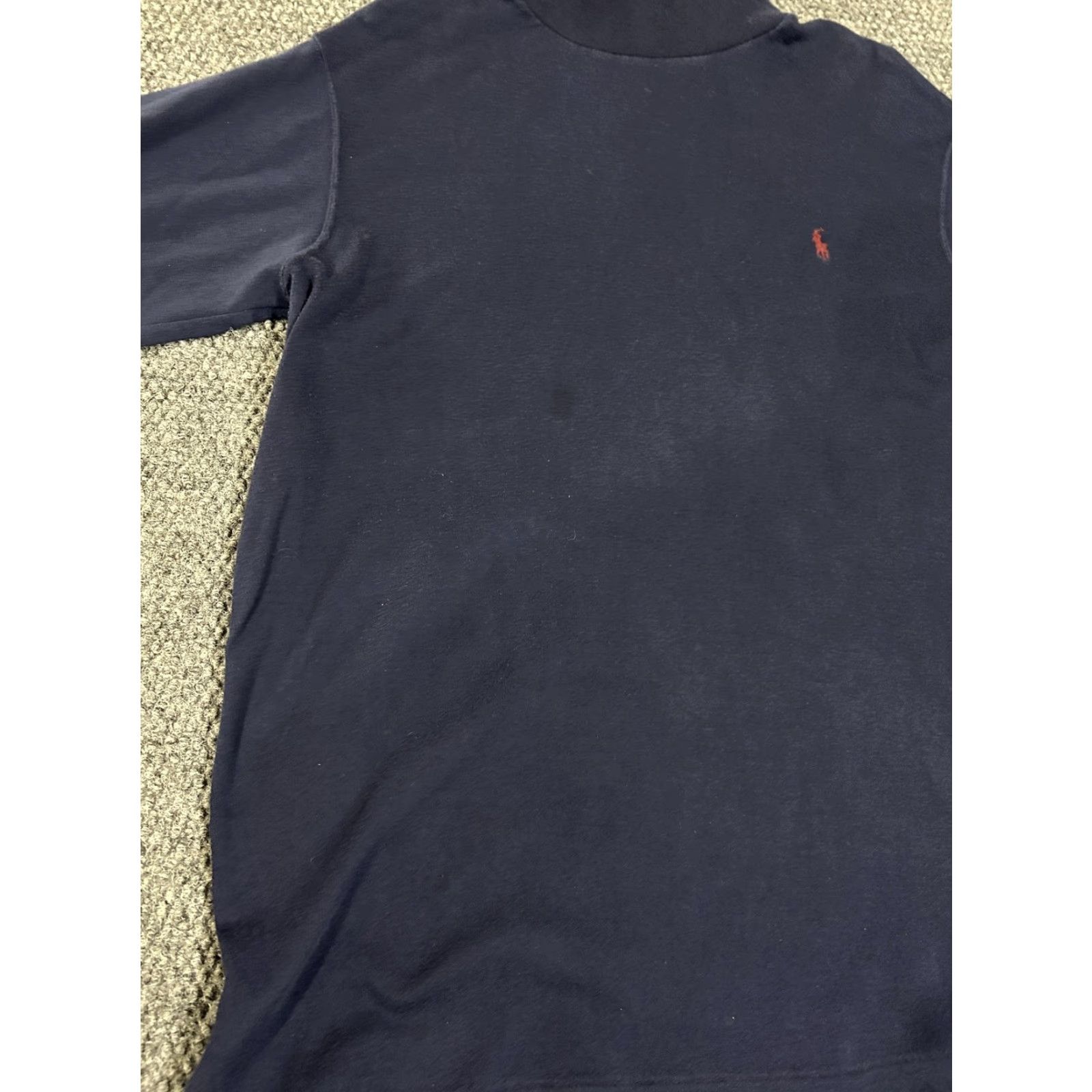 Polo Ralph Lauren Polo Ralph Lauren Sweater Mens XL Navy Turtleneck 100% Cotton Pullover Knit Size US XL / EU 56 / 4 - 3 Thumbnail