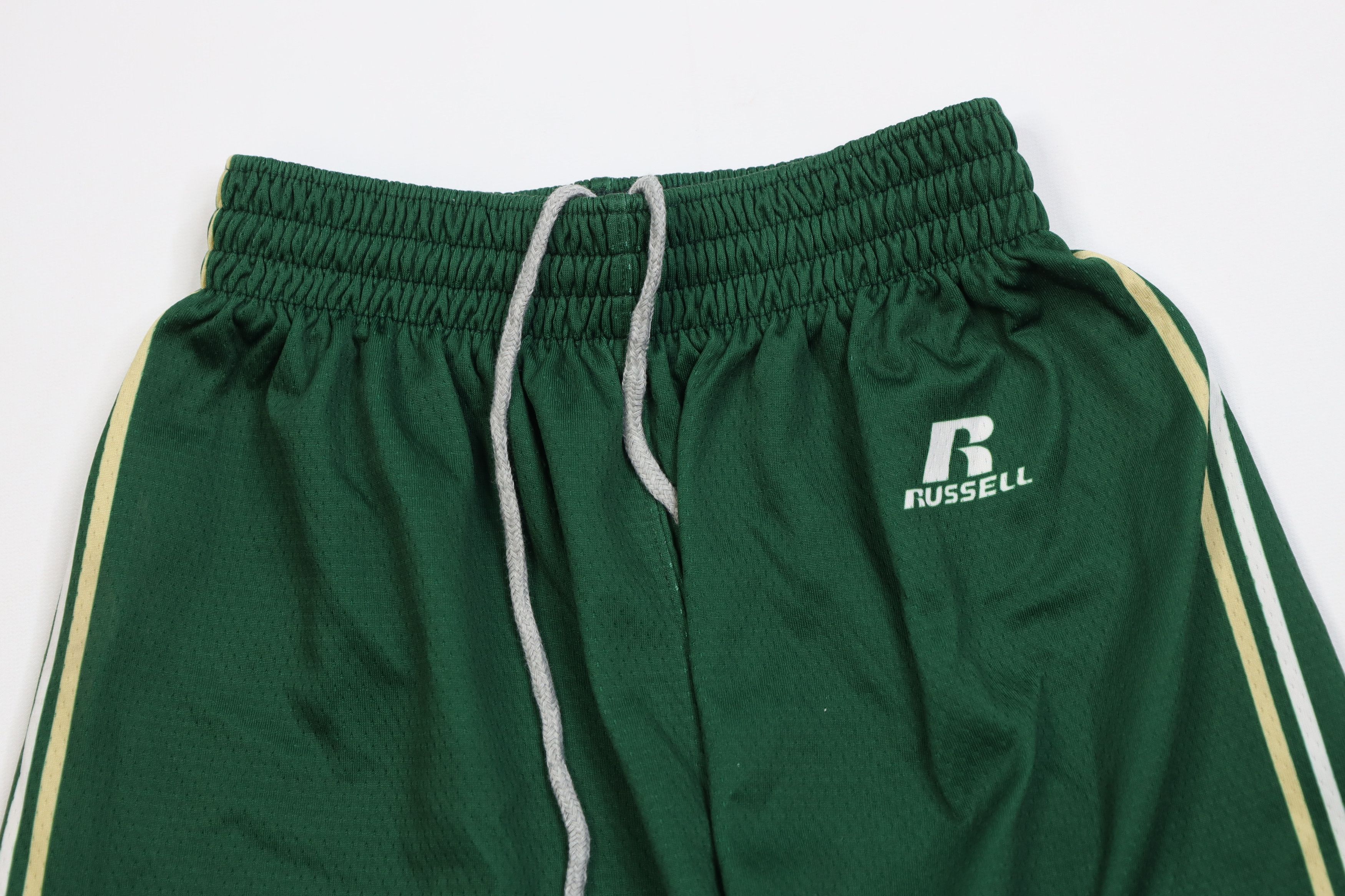 Russell Athletic Vintage 90s Y2K Russell Athletic Basketball Gym Shorts Green Size US 30 / EU 46 - 2 Thumbnail