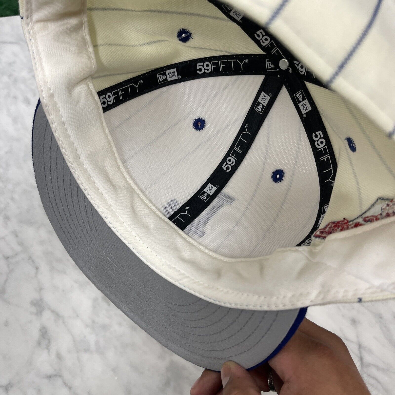 New Era Los Angeles Dodgers 1988 World Series Pin Striped Cap Hat 8 Size ONE SIZE - 8 Thumbnail
