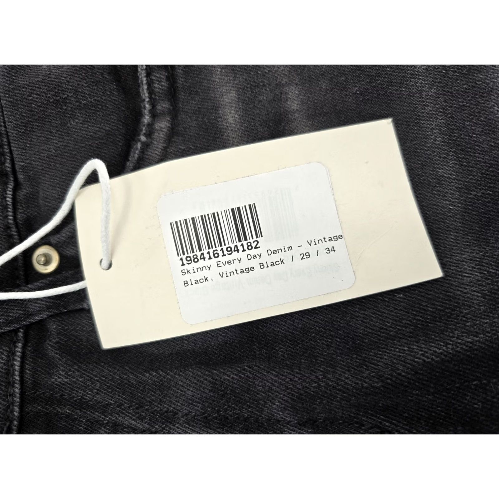 MNML mnml Jeans - Vintage Black - 29x34 - Regular Straight Every Day Denim 5-Pocket Mens Jeans? Size US 29 - 5 Thumbnail