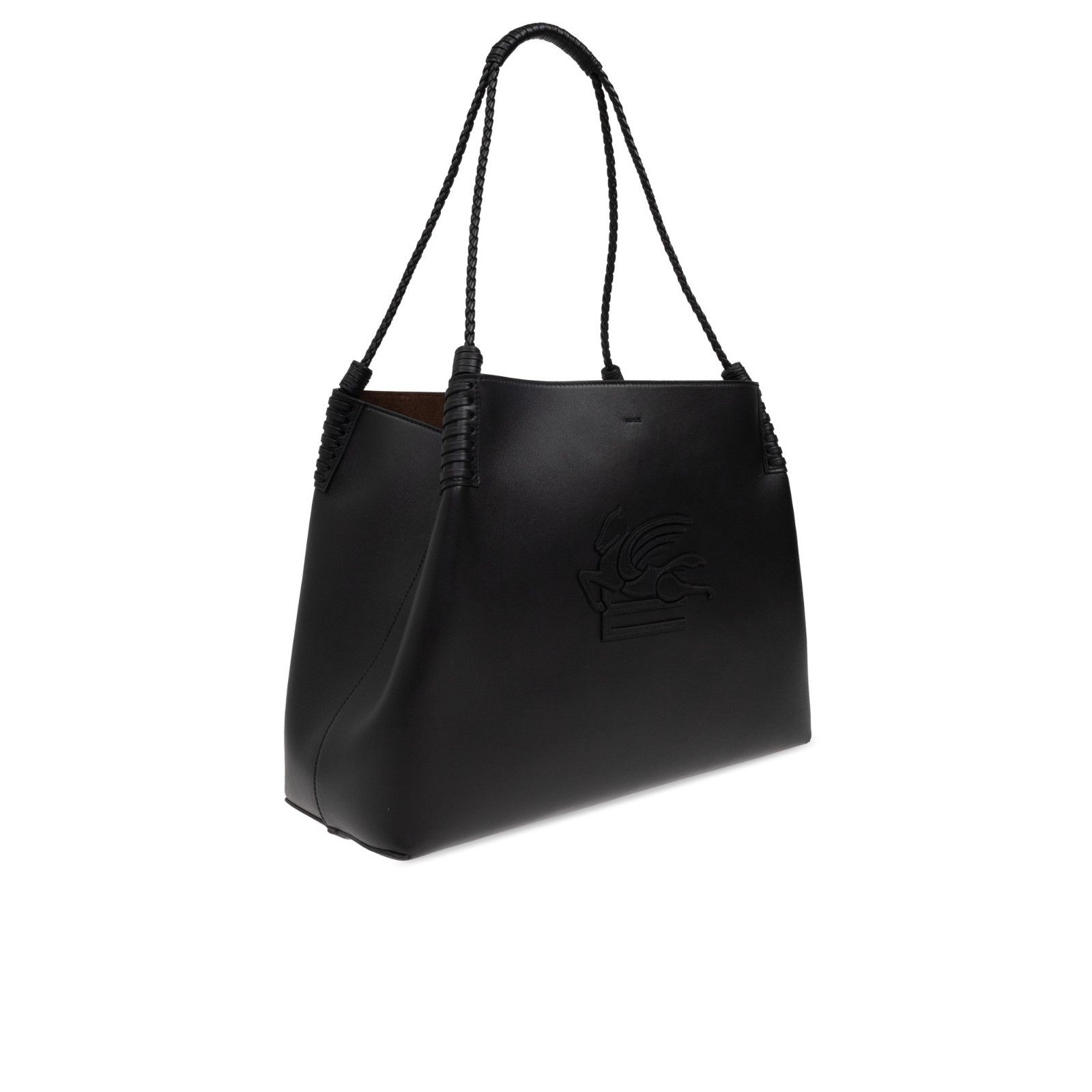 Etro ETRO Libra Shopper Black Leather Shoulder Bag New And Authen Size ONE SIZE - 3 Thumbnail