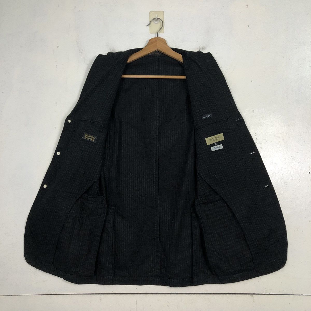 Issey Miyake 💥VINTAGE HICKORY CHORE JACKET SABI SABI STRIPED Size 46R - 15 Thumbnail