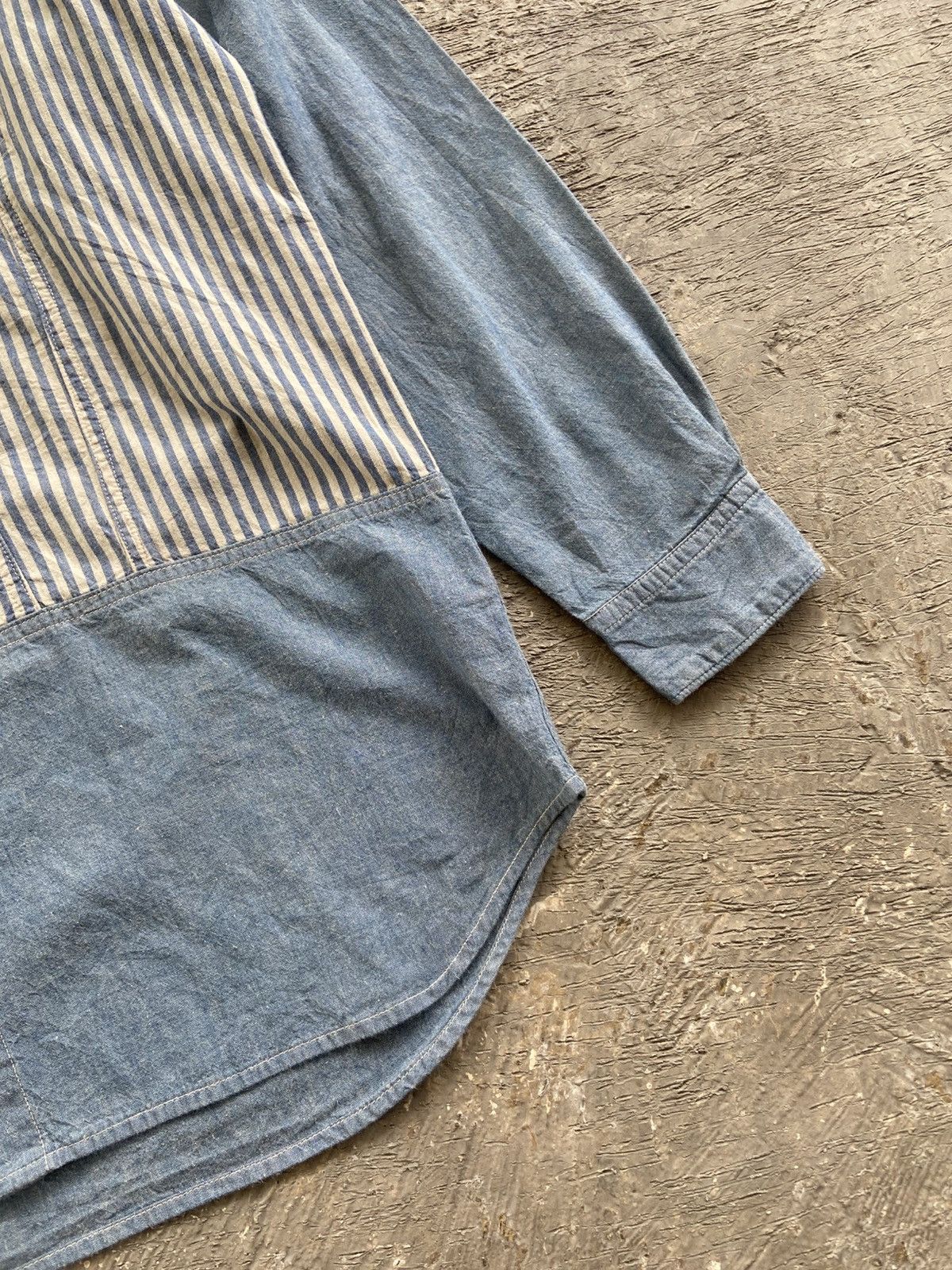 Marithe + Francois Girbaud 1990s Marithe Francois Girbaud - Double Pocket Button Shirt Size US L / EU 52-54 / 3 - 11 Thumbnail