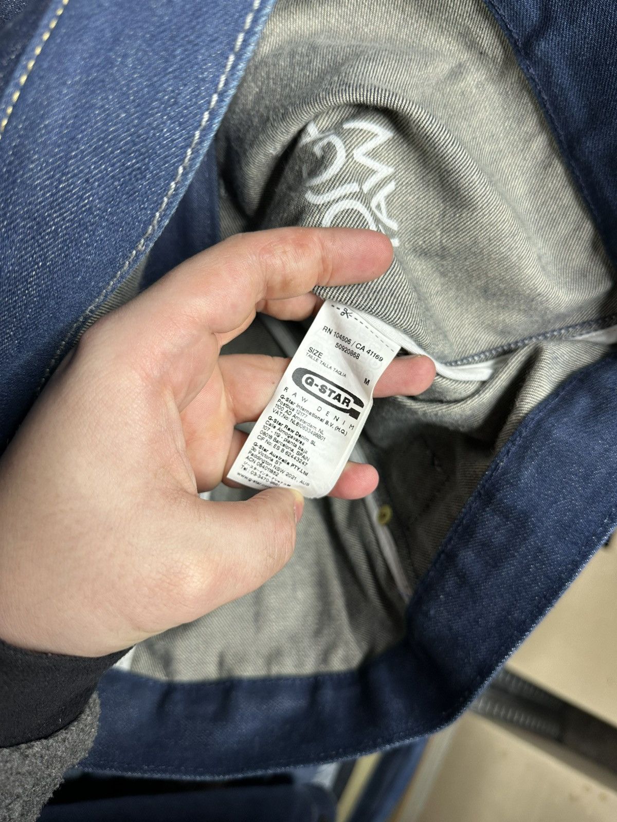 G-Star G Star Raw Denim Biker Jeans Cargo Jacket Size US M / EU 48-50 / 2 - 9 Thumbnail