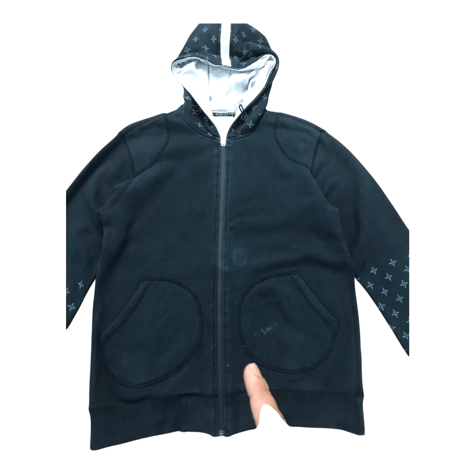Japanese Brand × WHIZ LIMITED Whiz limited Monogram Hoodie Line WhiteReflection Jacket Size US M / EU 48-50 / 2 - 4 Thumbnail