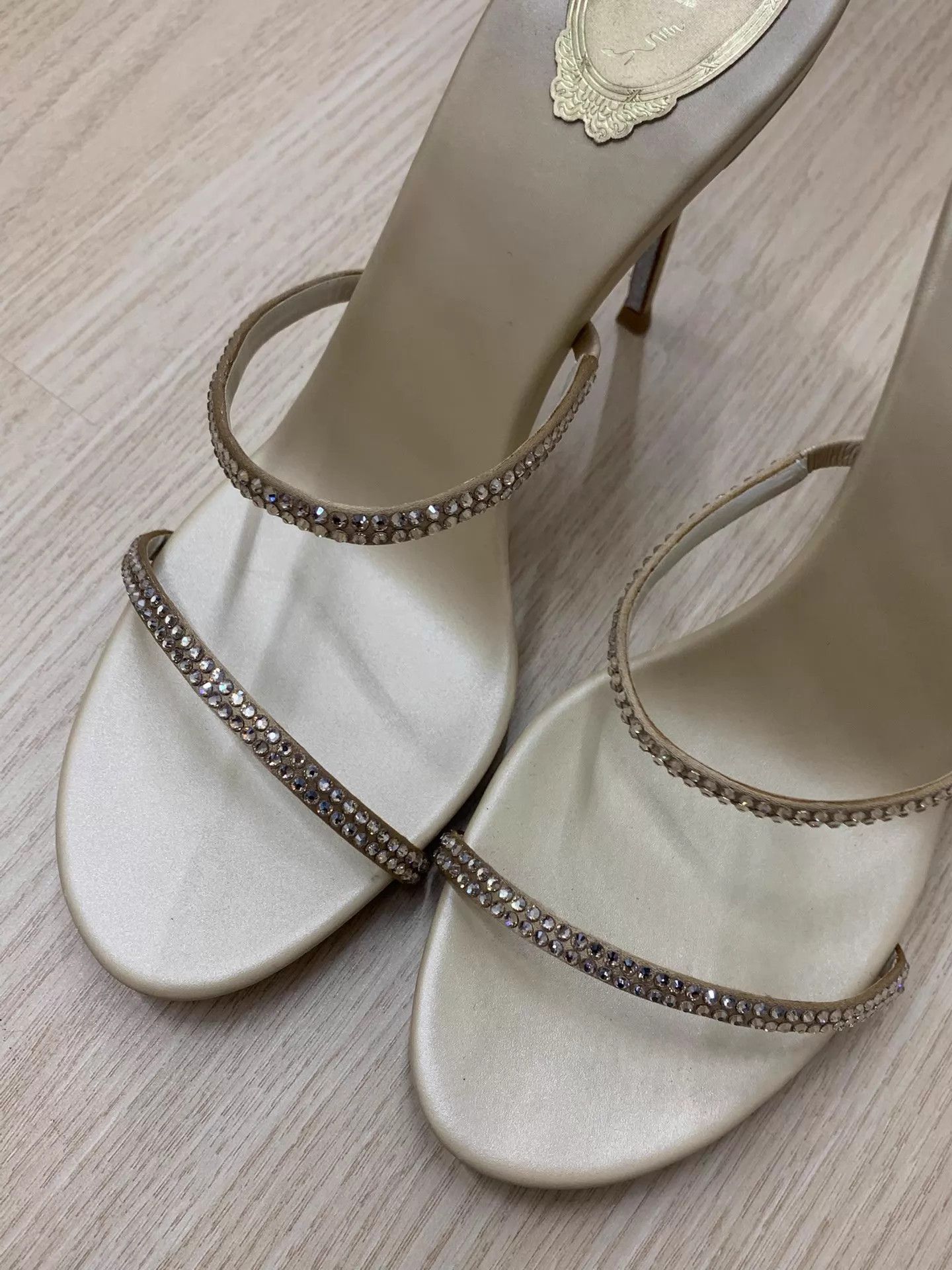 Rene Caovilla Rene Caovilla Snake-Wrap High-Heel Sandals Size 40 New Size US 9.5 / IT 39.5 - 3 Thumbnail